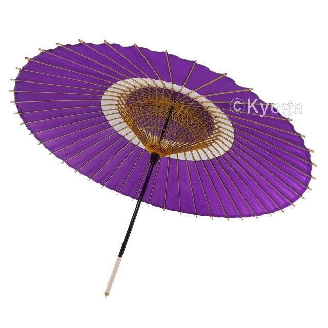 和傘・野点傘専門店 恭雅】蛇の目傘 蛇の目柄 紫 別注品