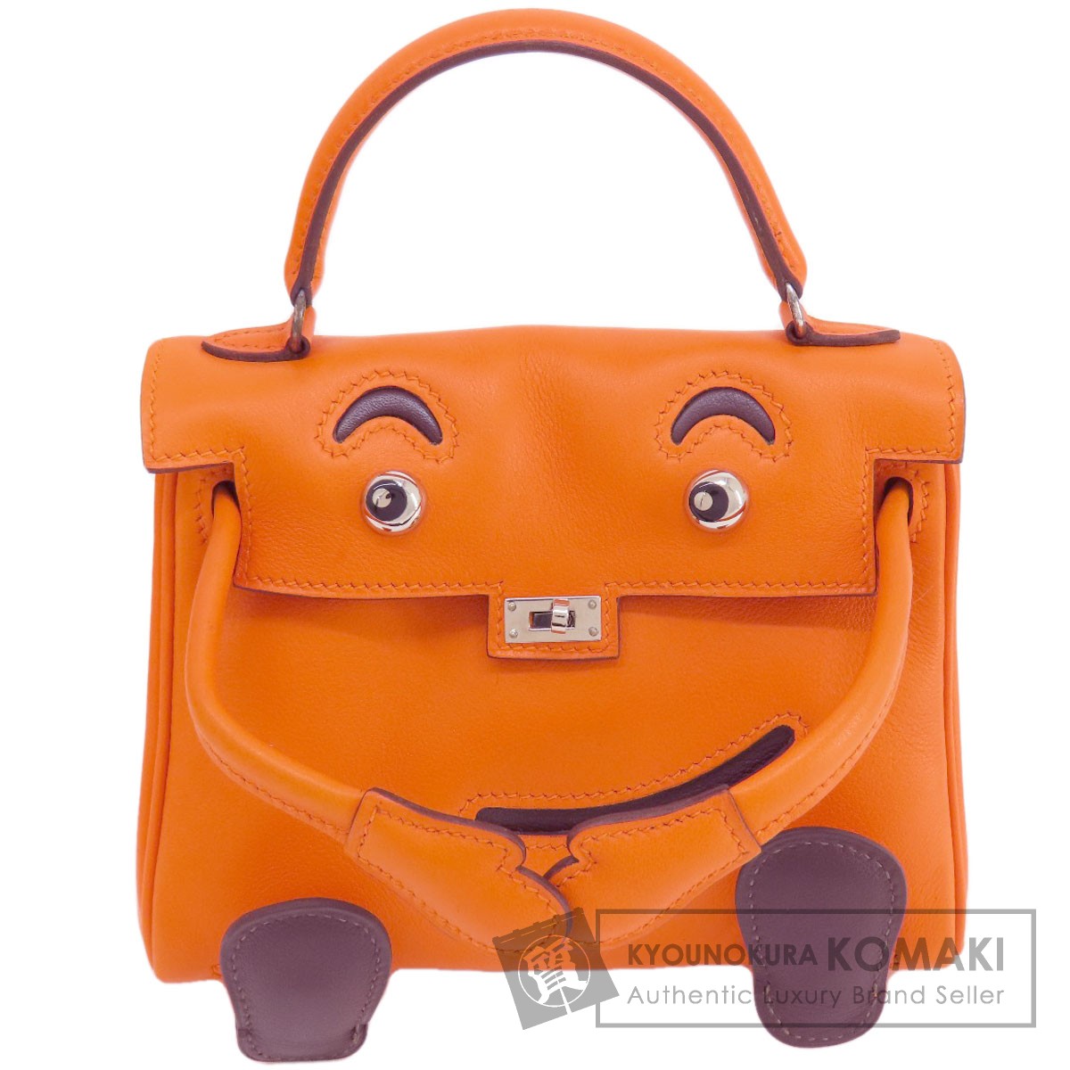 エルメス】犬用リード(オレンジ) エルメス 犬用リード ダルメシアン