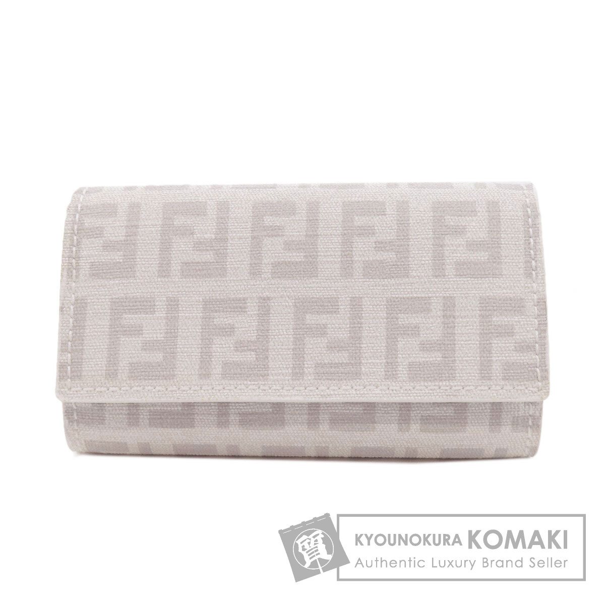 FENDI フェンディ ズッカ柄 キーケース PVC レディース ブランド京の蔵