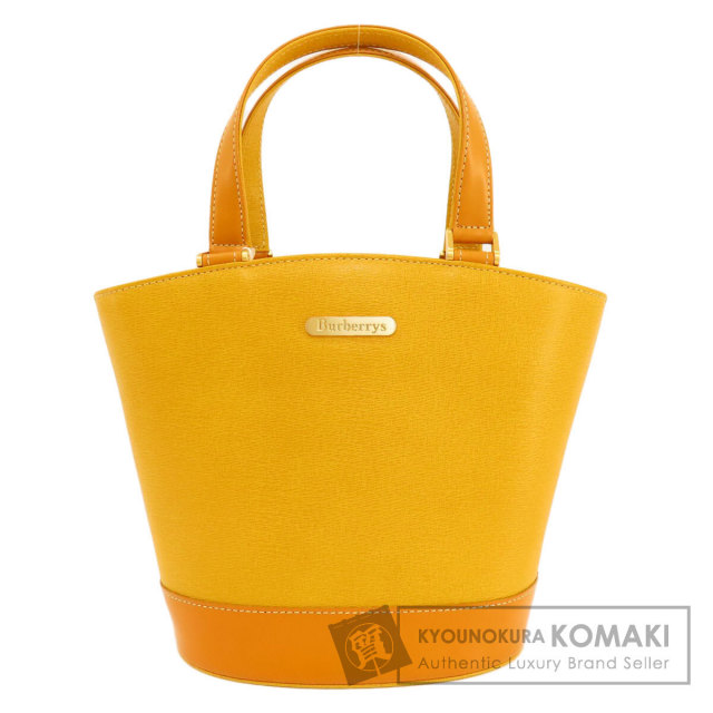 BURBRRY バーバリー ハンドバッグ トートバッグ イエロー BURBERRY