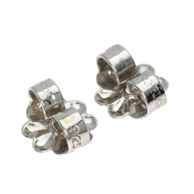 TIFFANY&Co. ティファニー サマセットメッシュ フープ ピアス シルバー