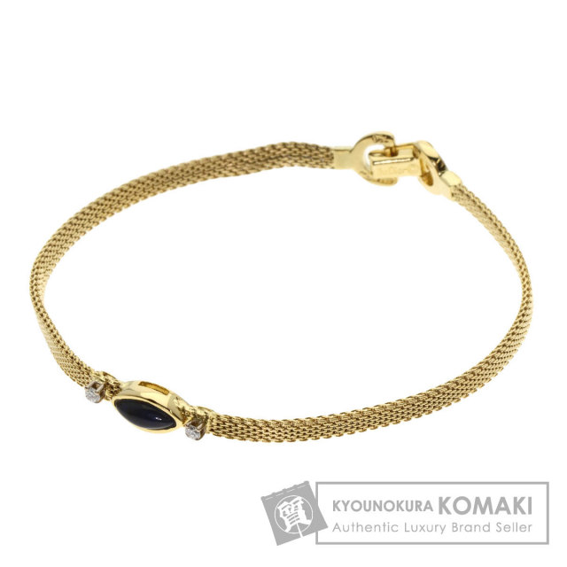 Dior ディオール サファイア ダイヤモンド ブレスレット K18イエロー