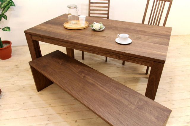 サイズオーダー可能】凛／RIN Type2 ベンチ（ウォールナット