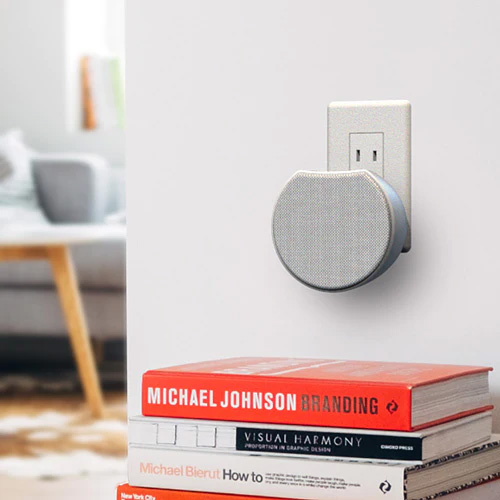 OCアコースティック コンセントスピーカー「コンスピ」ライトグレー