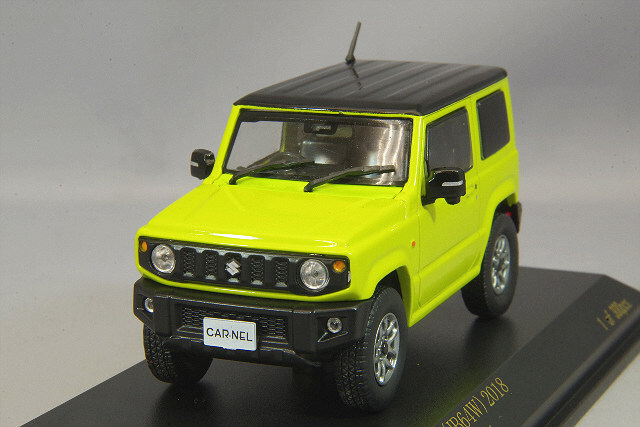 カーネル 1/43 スズキ ジムニー XC (JB64W) 2018 キネティックイエロー