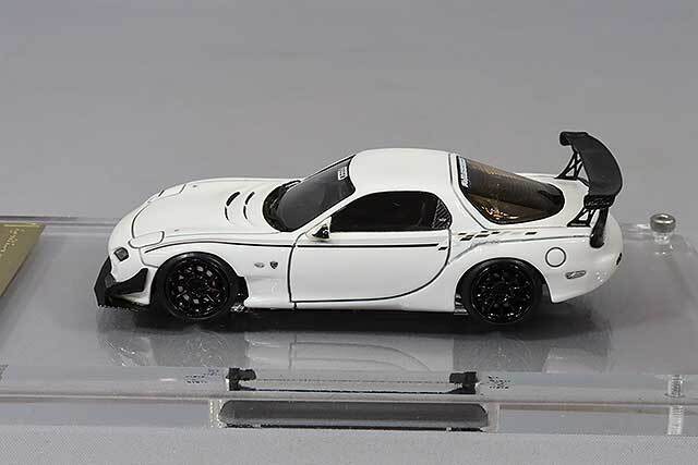 イグニッションモデル 1/64 FEED RX-7 (FD3S) ホワイト/アドバンRS-DF