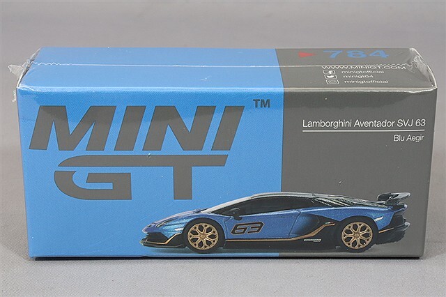 Lamborghini Aventador S ミニカー 1/64スケール MINI GT