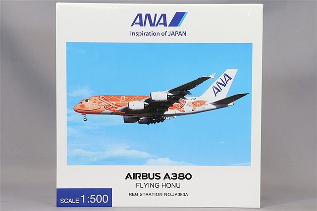 ANA Airbus A380 フライングホヌ 1:500 全日空商事 1/500 エアバス
