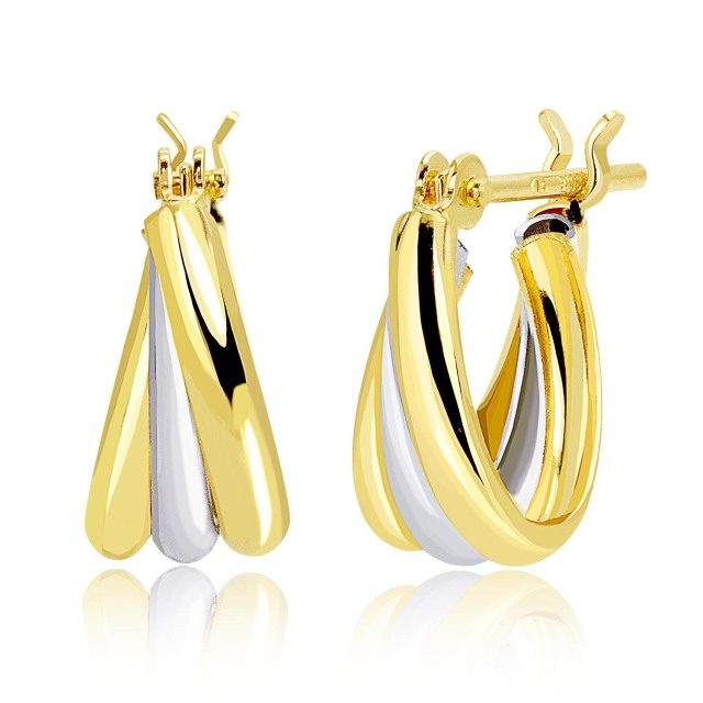 ピアス 両耳 フープピアス レディース pt900 プラチナ K18 ゴールド 18