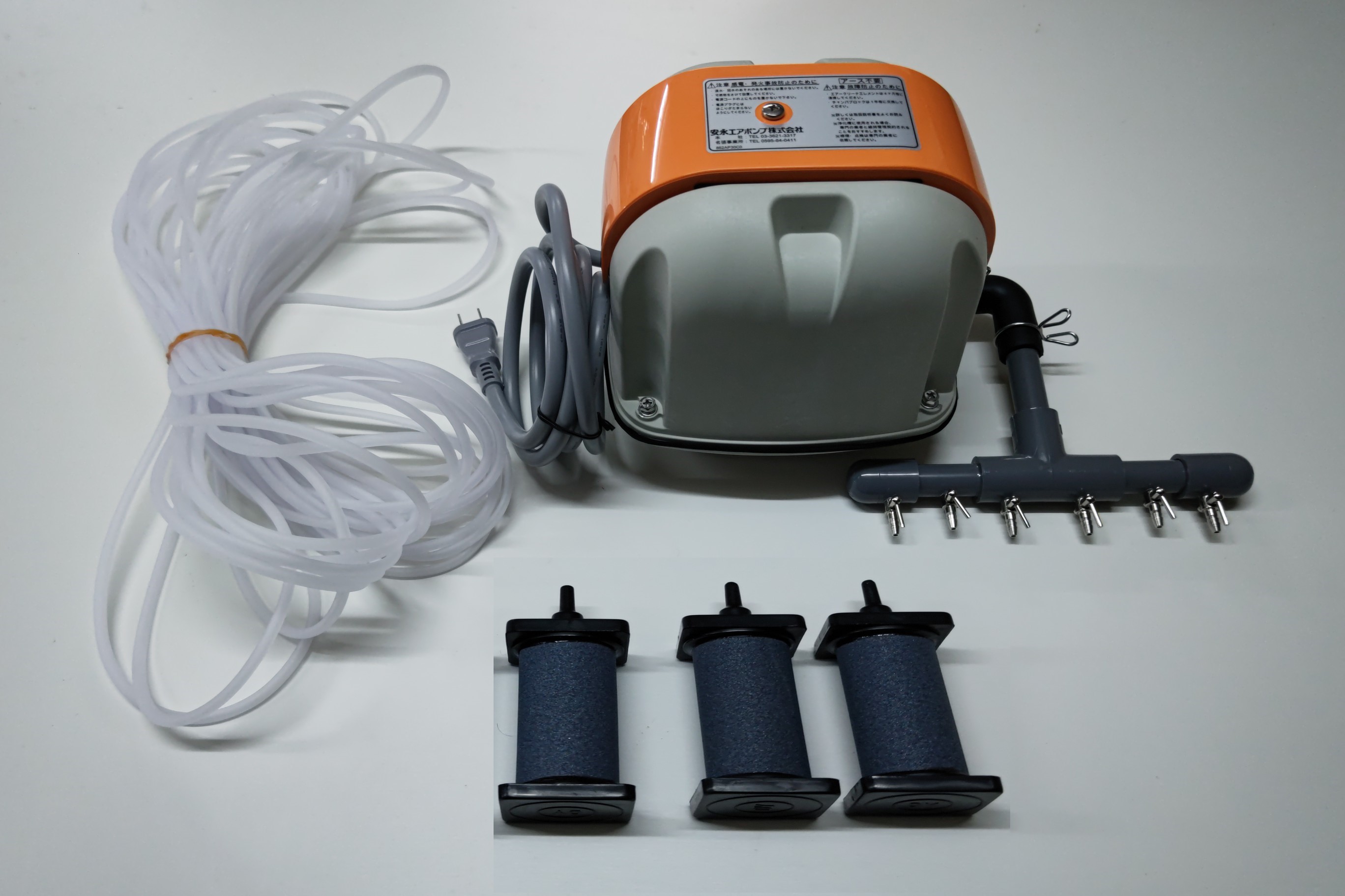 水槽用 安永 エアーポンプ AP-40 分岐付 安永 エアーポンプ AP-40P