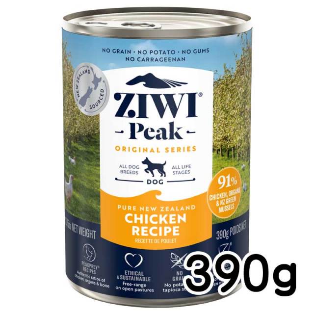ZiwiPeak（ジウィピーク）・ドッグ缶 チキン PET DINING