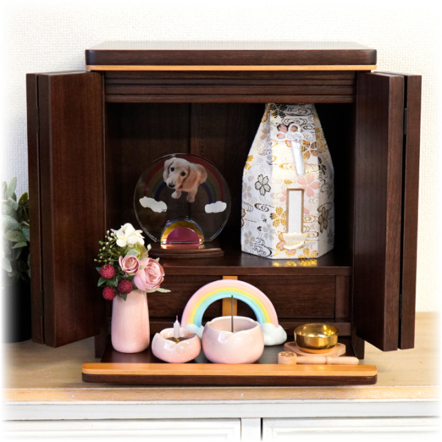 ペット仏具 やわらぎの花 供物皿 さくら ピンク 国産 日本製 美濃焼