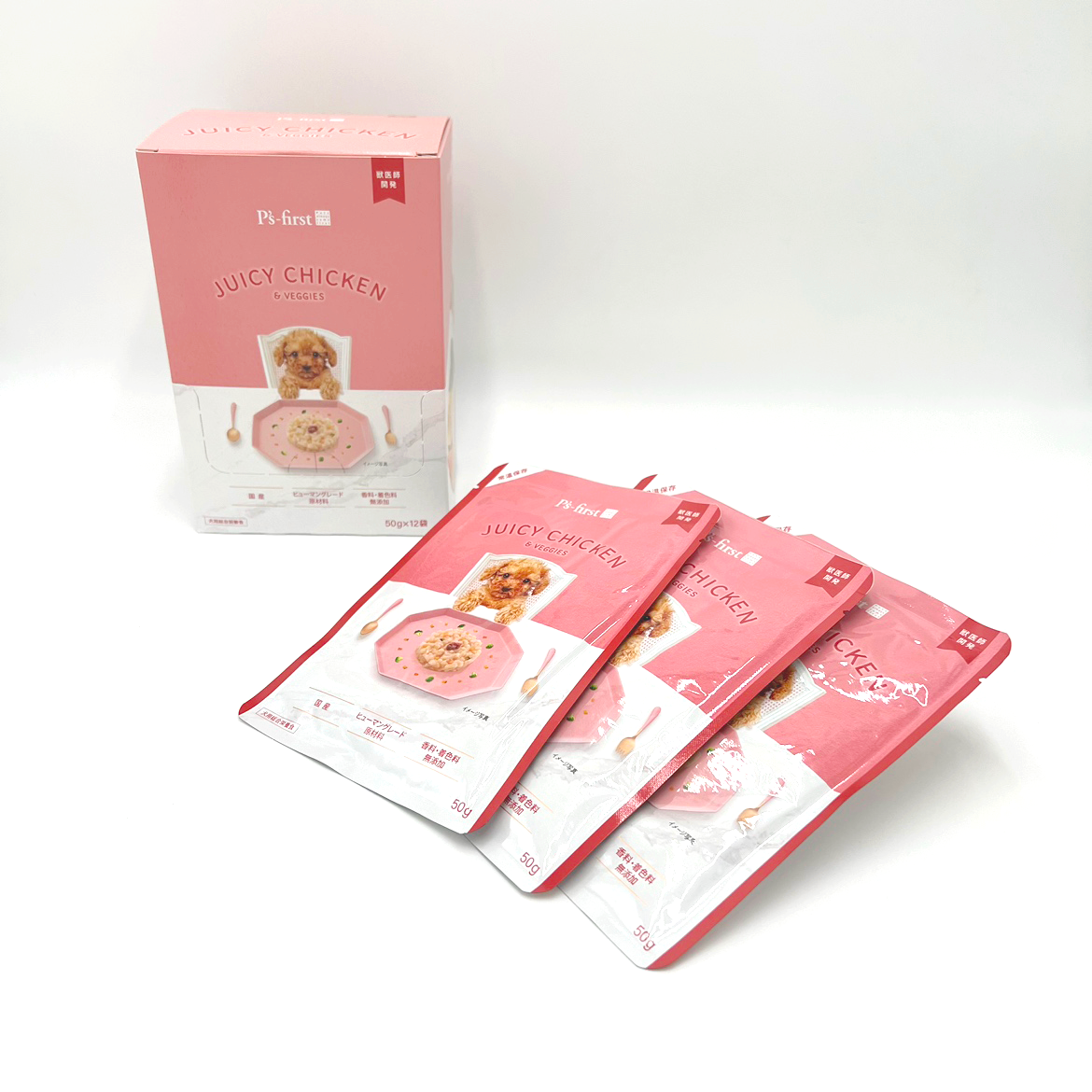 P's DELI オリジナルウェットフード ジューシーチキン味 12袋セット