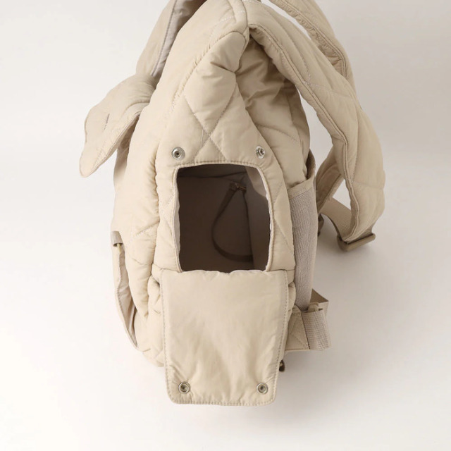 moncheri キルティングメッシュ付きフロントリュック Pets-first