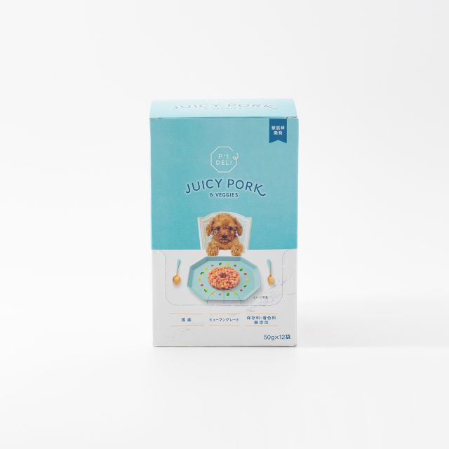 P's DELI オリジナルウェットフード ジューシーポーク味 12袋セット