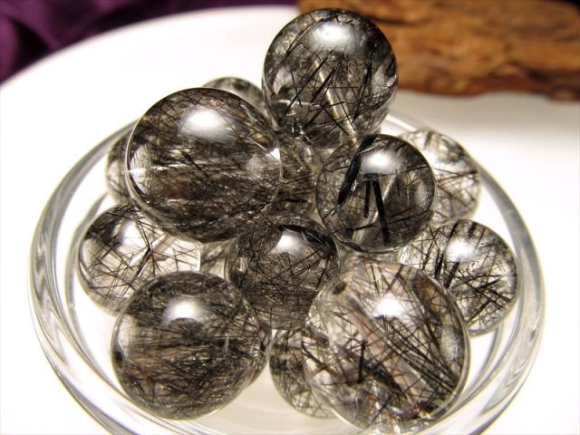 1粒売り】◇透明感抜群！◇バランス良好黒針水晶◇勝ち運ルチル◇AAA