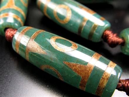 オールドチベット メノウ瑪瑙58眼天珠 大玉根付 アゲート提げ物 Dzi お守り