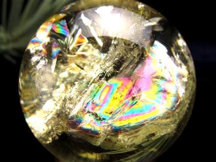 ☆澄み渡る黄金の輝き☆特大レインボー！☆金運の代名詞☆11月の誕生石