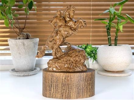 ◇三国志の英雄「関羽」×香木の王「沈香」◇極上！繊細彫刻◇風水や