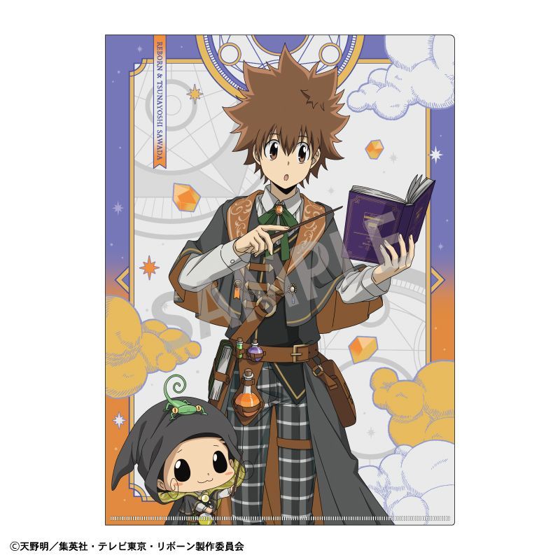 家庭教師ヒットマンREBORN! A4シングルクリアファイル リボーン＆沢田