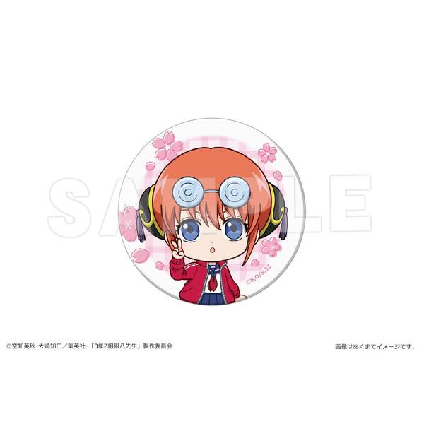 銀魂 J-WORLD ミニゲーム 缶バッジ 神楽 オープニング絵柄 レア 銀ノ魂