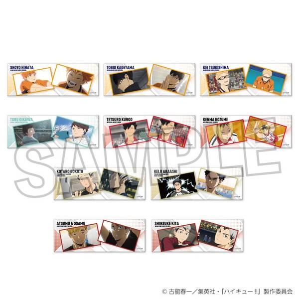 ハイキュー!! トレーディングロング缶バッジ 場面写BOX 10個入BOX