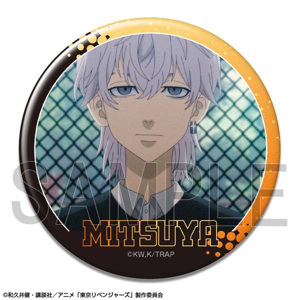 東京リベンジャーズ 旗持ち缶バッジ 三ツ谷隆 TVアニメ『東京
