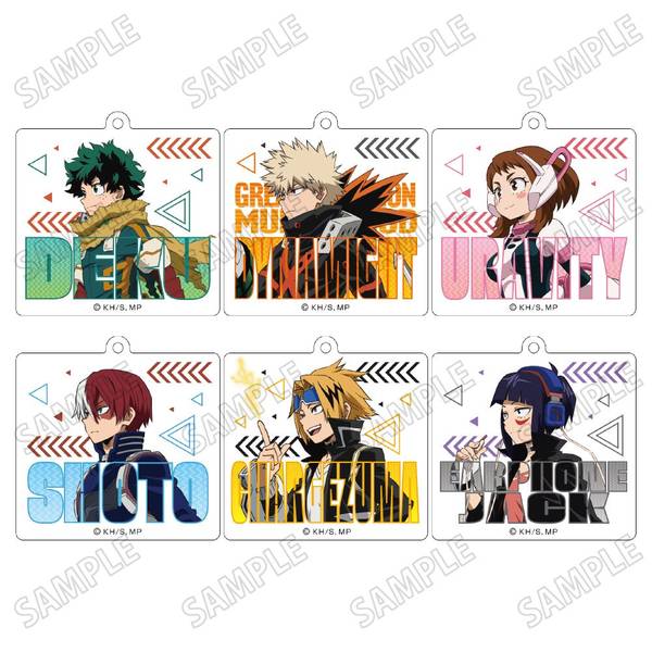 僕のヒーローアカデミア描き下ろしアクリルキーホルダーコレクション