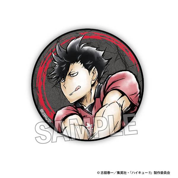 黒尾鉄朗 ジャンプGIGA 缶バッジ ジャンプ giga ハイキュー メタリック