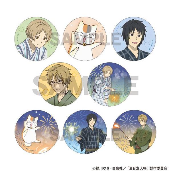 夏目友人帳 アクリルスタンド 缶バッジ夏目貴志 セット 夏目友人帳
