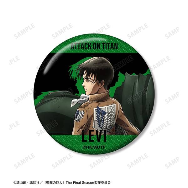 進撃の巨人 art-pic リヴァイ 缶バッジ 22個セット 進撃の巨人 キャラ