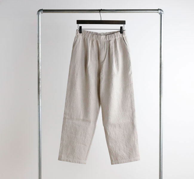 evam eva エヴァムエヴァ リネンコットンワイドパンツ linen cotton