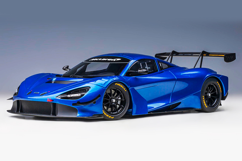 オートアート 1/18 マクラーレン 720S GT3 メタリックブルー 81970