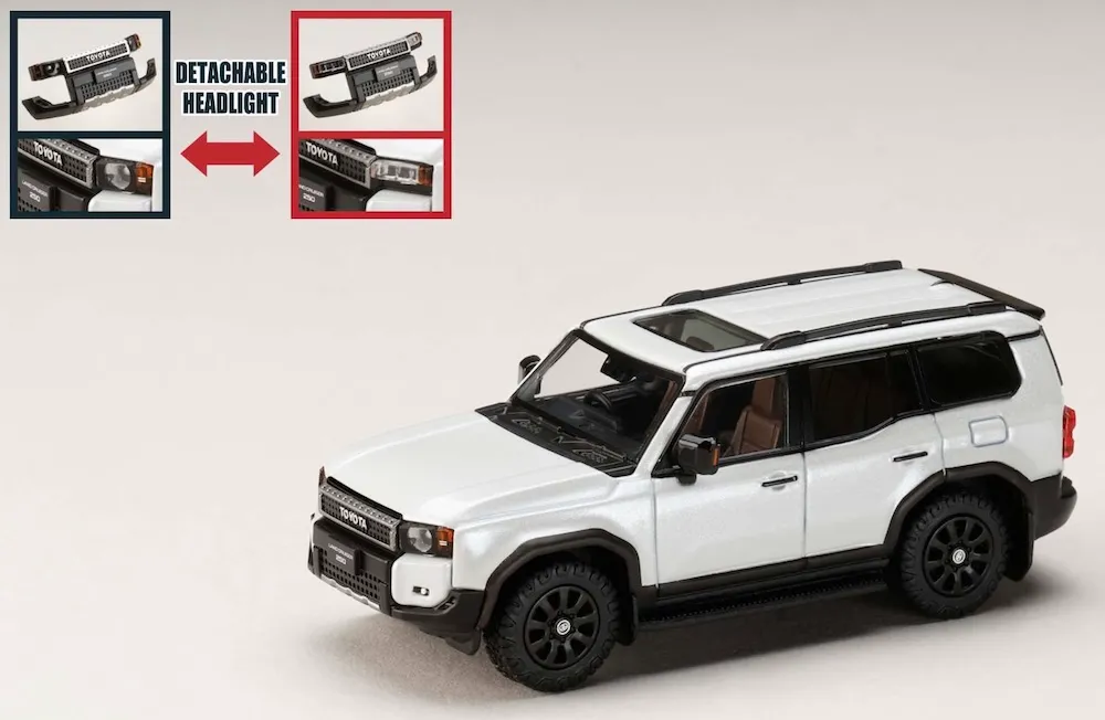 トヨタ ランクル250 ミニカー 1/64 トヨタ ランドクルーザー 250 ZX