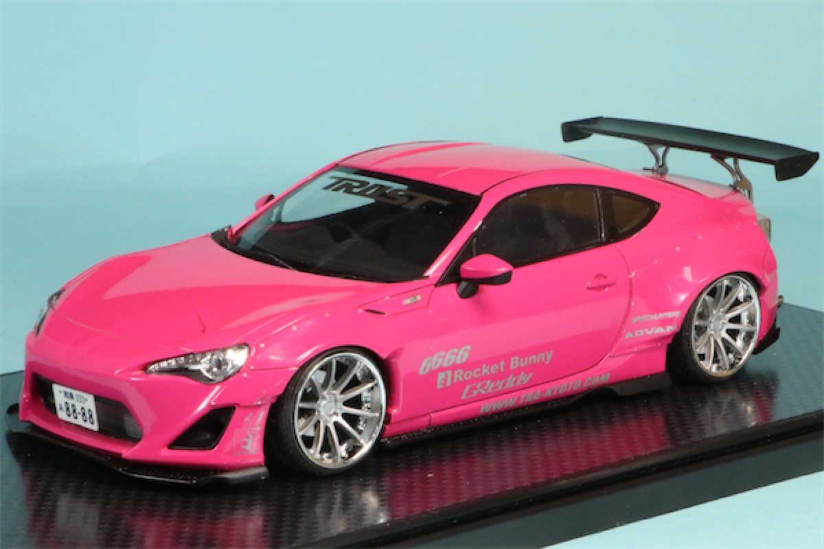 個人製作完成品 委託販売品 1/24 ロケットバニー トヨタ 86 カスタム