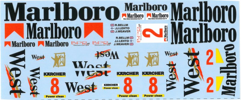 1/24 マルボロ兄弟車 確認用 1/24 マルボロ兄弟車 確認用 1/24