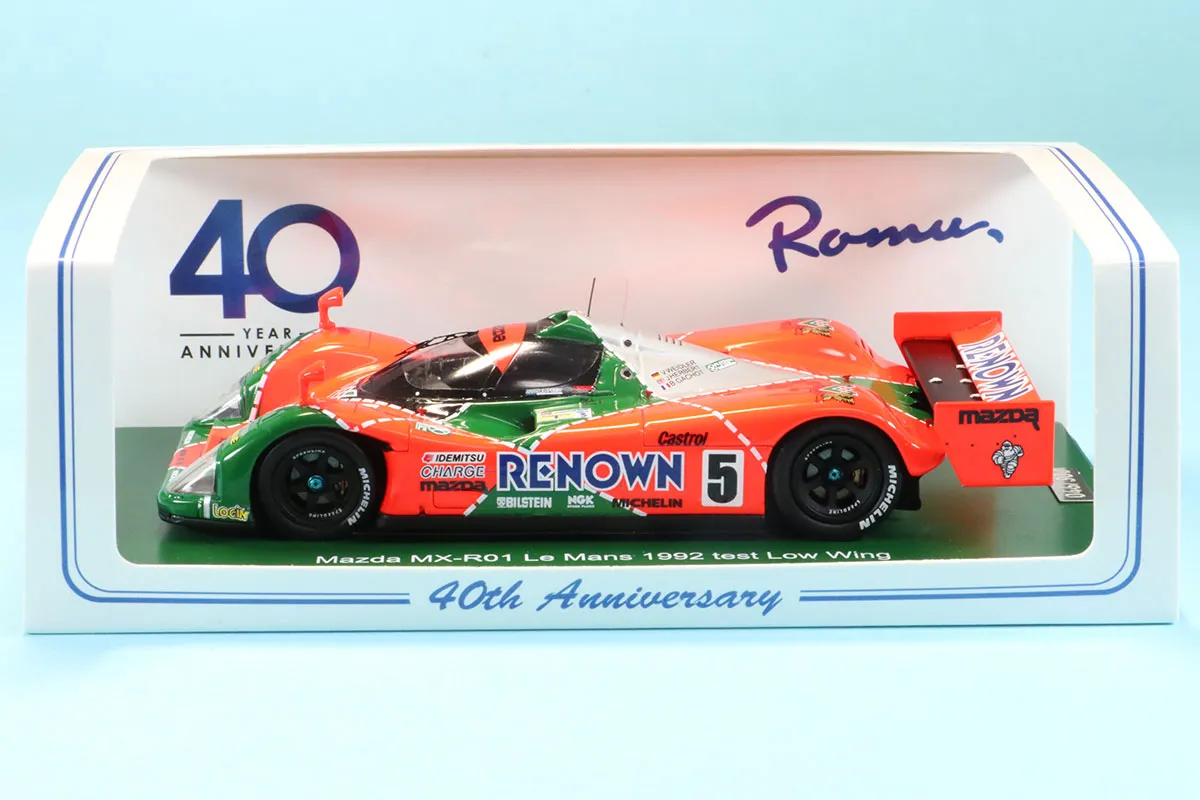 予約] 40周年記念商品 ロム特注スパーク 1/43 マツダ MX-R01 ルマン
