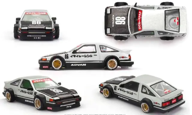 予約] MINI-GT 1/64 トヨタ AE86 スプリンタートレノ Kaido Street V2