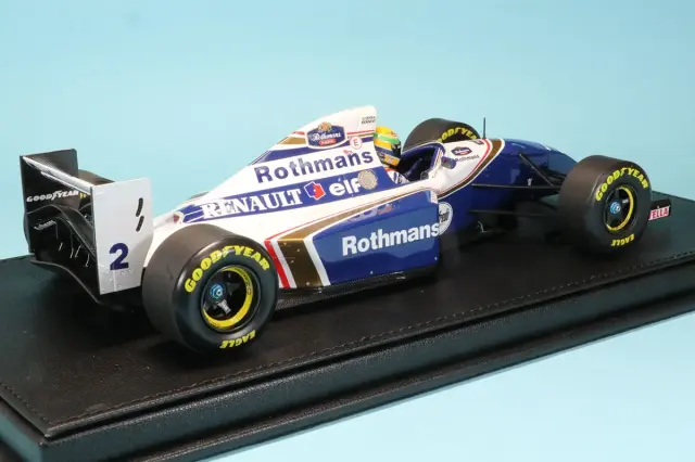 ナマズ1/18 ウィリアムズ FW16 ウェザリング Rothmansセナ ナマズ1/18