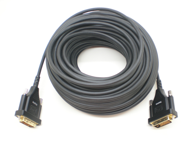 DVI光ファイバーケーブル20m シングルリンク DVAOCN-20M-A 【在庫品