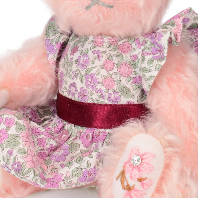 Steiff made with Liberty fabric（Purple） | ドイツ最高級テディベア