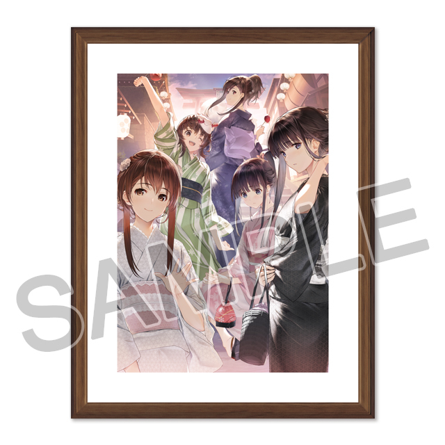 white album2 なかむらたけし箔押しサイン入り複製原画 冬馬かずさ