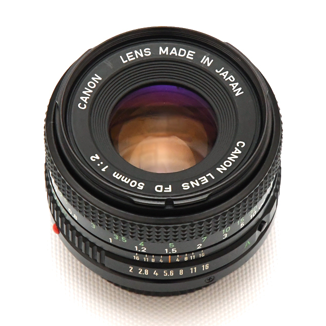 中古】レンズ キヤノン NEW FD 50mm F2【B】