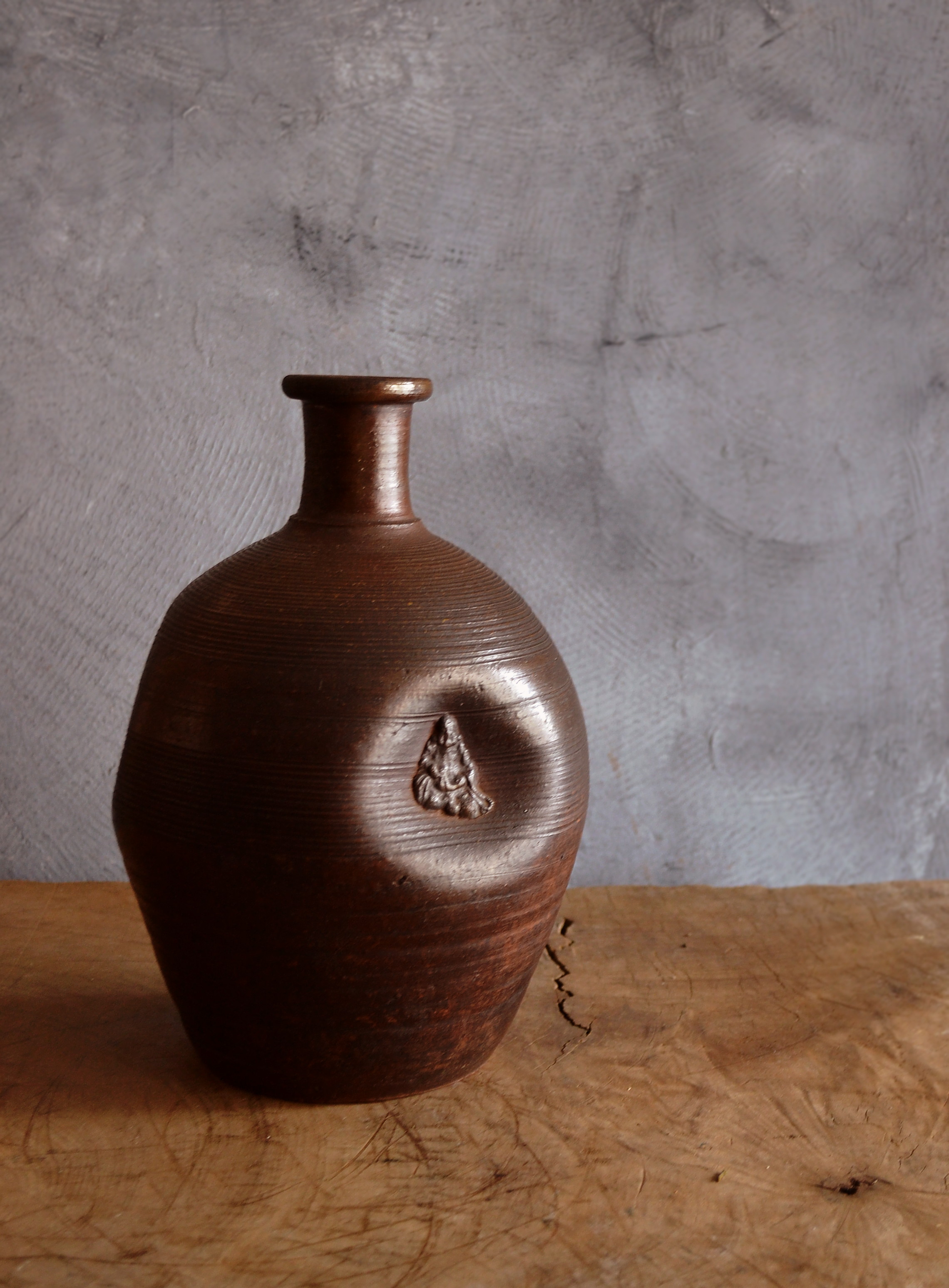 Antique Sam's Collection備前人形徳利 へそ徳利 備前焼