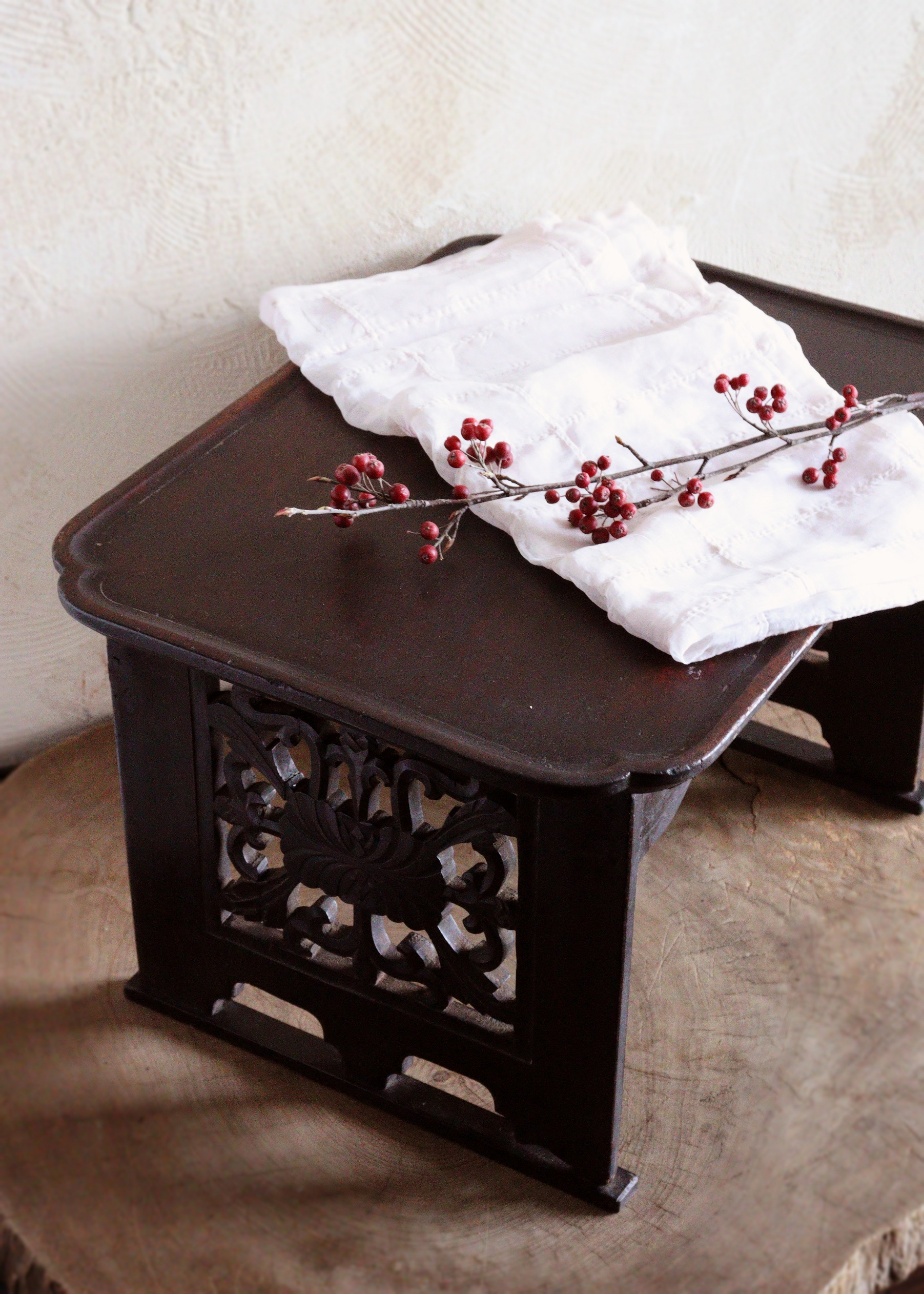 古道具 アンティーク/李朝 ソバン 盤 お盆 韓国 【公式通販】