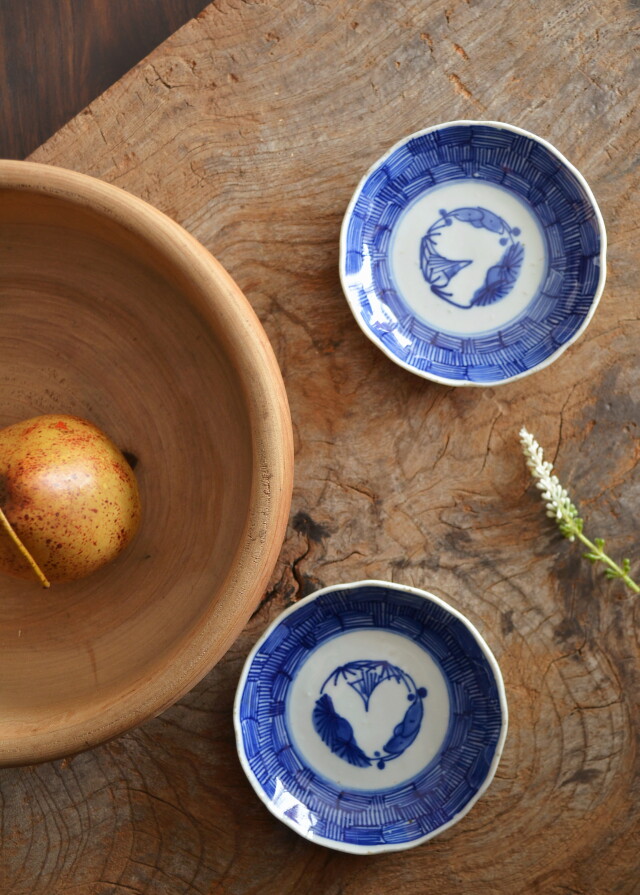 Y324-2 江戸初期 古瀬戸絵 瀬戸皿 直径22cm FF Y324-2 江戸初期 古瀬戸