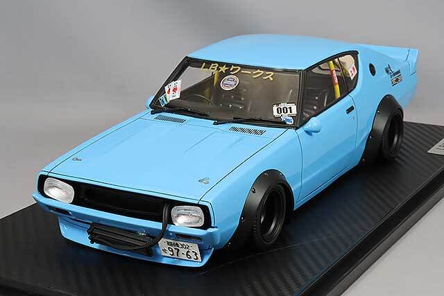 イグニッションモデル LBWK KPGC10 青 ミニカー 限定版 1/18