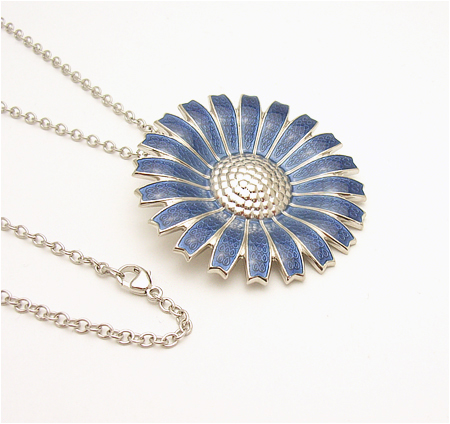 ジョージ ジェンセン] ブローチ/ペンダント デイジー － ブルー