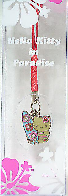 キティ サーフィン 日焼け ドレス 蝶々 根付け ストラップ ハロー