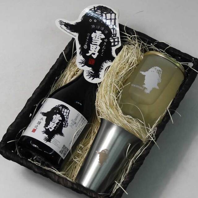 日本酒 鶴齢 雪男セット（E) 青木酒造 新潟県